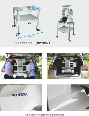 2018 Hot sale RiCOMA hobby embroidery machine factory direct price